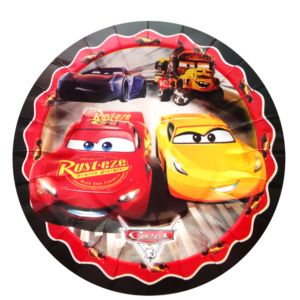 Plato Pastelero Cars 10 pzas