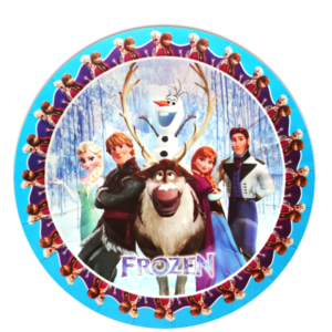 Plato Pastelero Frozen 10 pzas