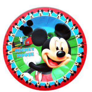Plato Pastelero Mickey 10 pzas