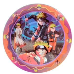 Plato Pastelero Naruto 10 pzas