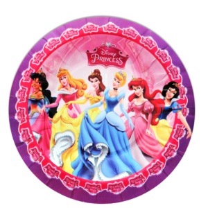 Plato Pastelero Princesas 10 pzas