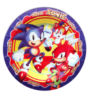Plato Pastelero Sonic 10 pzas