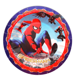 Plato Pastelero Spiderman 10 pzas