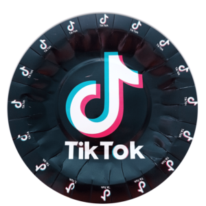 Plato Pastelero Tik Tok 10 pzas