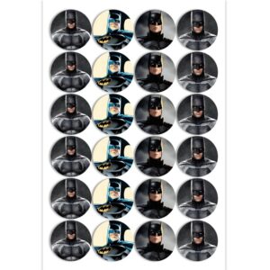 Etiqueta Redonda 3cm Batman 50 pzas