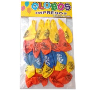 Latex Impreso Dragon Ball con 25 pzas