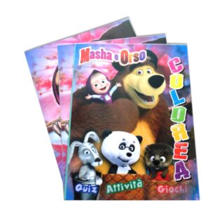 Libro Para Colorear Masha y El Oso