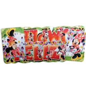 Letrero Minnie Mouse Roja