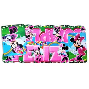 Letrero Minnie Mouse Rosa