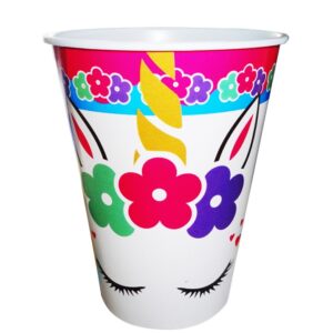 Vaso Desechable Unicornio 10 pzas