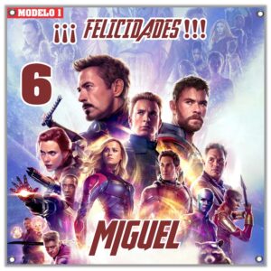 Lona Personalizada Avengers
