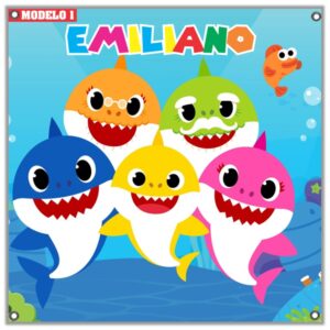 Lona Personalizada Baby Shark