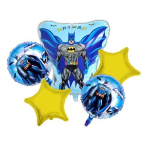 Set Globos Metalicos Batman