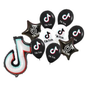 Set 10 Globos Tik Tok