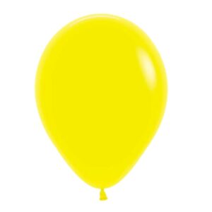 Globos Látex liso Amarillo 10" con 50pzas