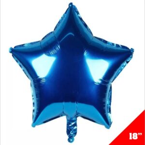 Estrella Metalica 18" Azul Rey