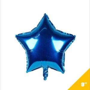 Estrella Metalica 9" Azul Rey