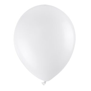 Globos Látex liso Blanco 10" con 50pzas