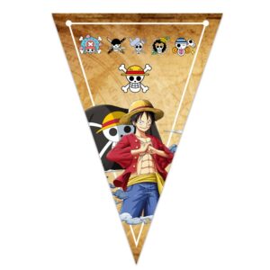 Banderin Felicidades One Piece Decoración para Fiesta