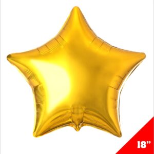 Estrella Metalica 18" Oro