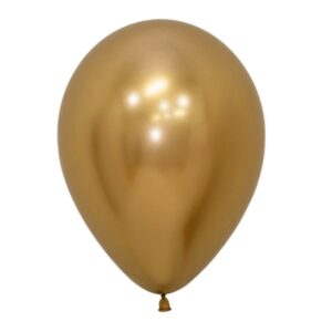 Globos Látex liso Oro 10" con 50pzas