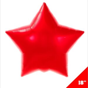 Estrella Metalica 18" Roja