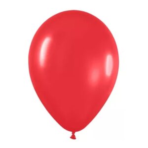 Globos Látex liso Rojo 10" con 50pzas