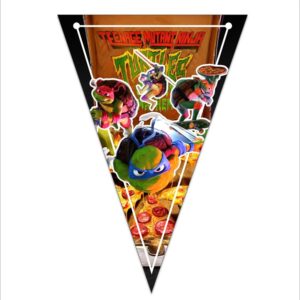 Banderin Felicidades Tortugas Ninja Decoración para Fiesta
