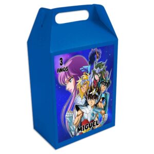 caja dulcera personalizada caballeros del zodiaco