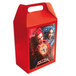 caja dulcera personalizada Descendientes Rise Of Red