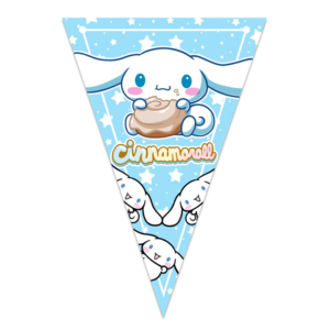 letrero banderin felicidades Cinnamoroll