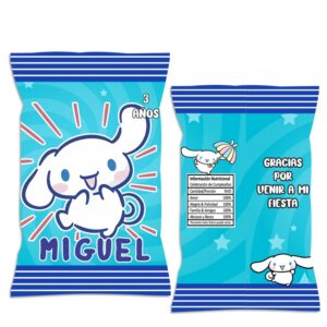 chip bag dulceras personalizada Cinnamoroll