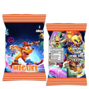 chip bag dulceras personalizada crash