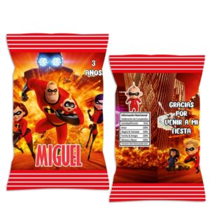 chip bag dulceras personalizada increibles