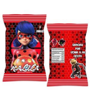 chip bag dulceras personalizada lady bug
