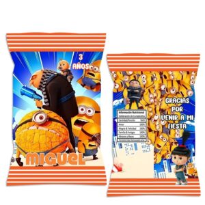 chip bag dulceras personalizadas mi villano favorito