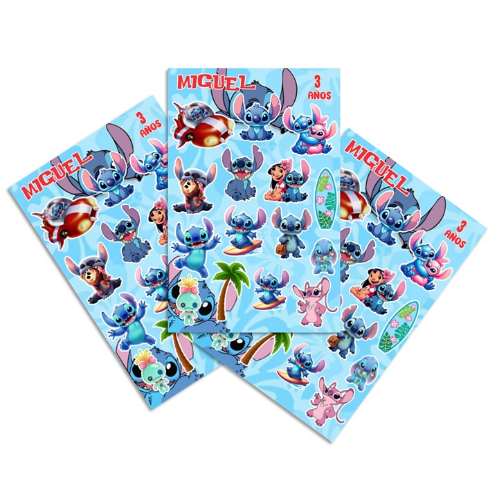 Stickers Personalizados Lilo y Stitch