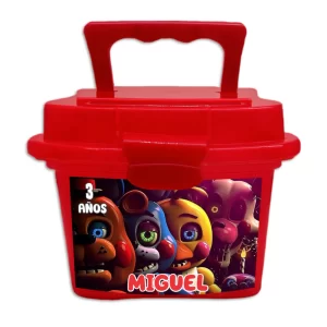 lonchera de plastico dulcera personalizada Five Nights at Freddys