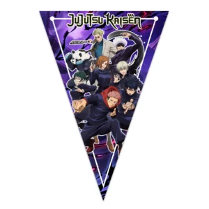 LETRERO BANDERIN FELICIDADES DECORATIVO FIESTA Jujutsu Kaisen