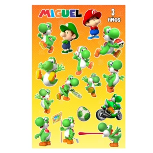 planilla de stickey personalizada yoshi