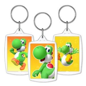 llavero de acrilico personalizado recuerdo fiesta yoshi