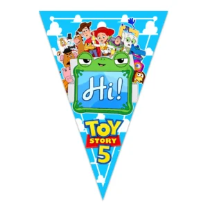 LETRERO BANDERIN FELICIDADES DECORATIVO FIESTA toy story 5