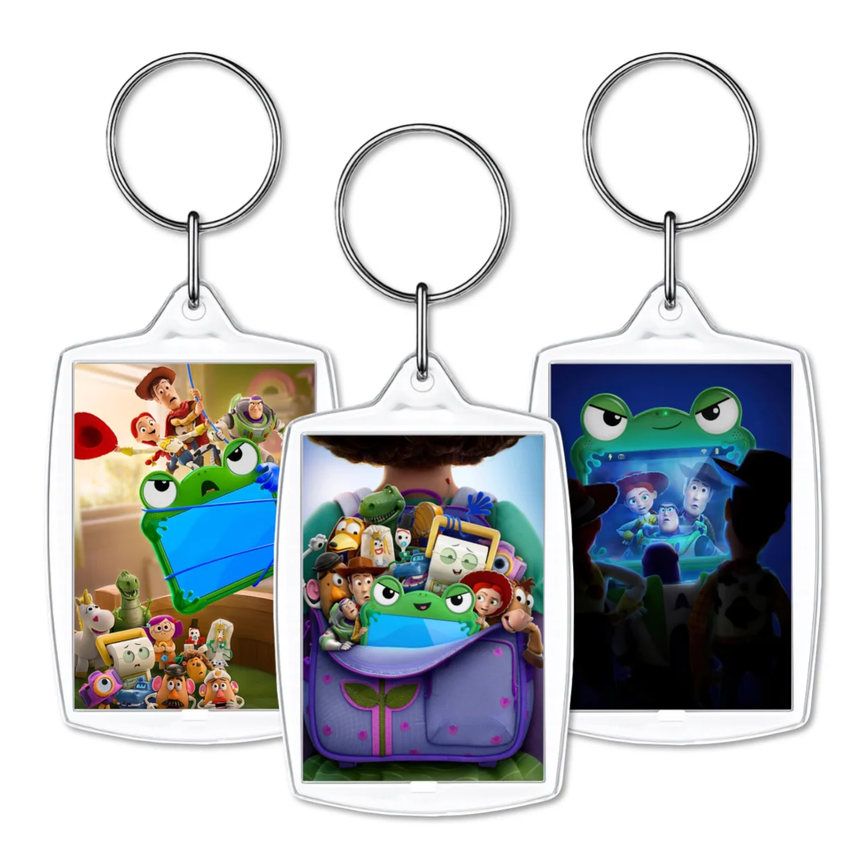 10 Llaveros de Acrilico Personalizado TOY STORY 5 Recuerdo Fiesta